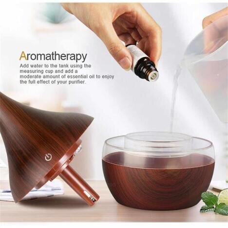 Difuzor aromaterapie Oil Therapy, umidificator 7 culori LED
